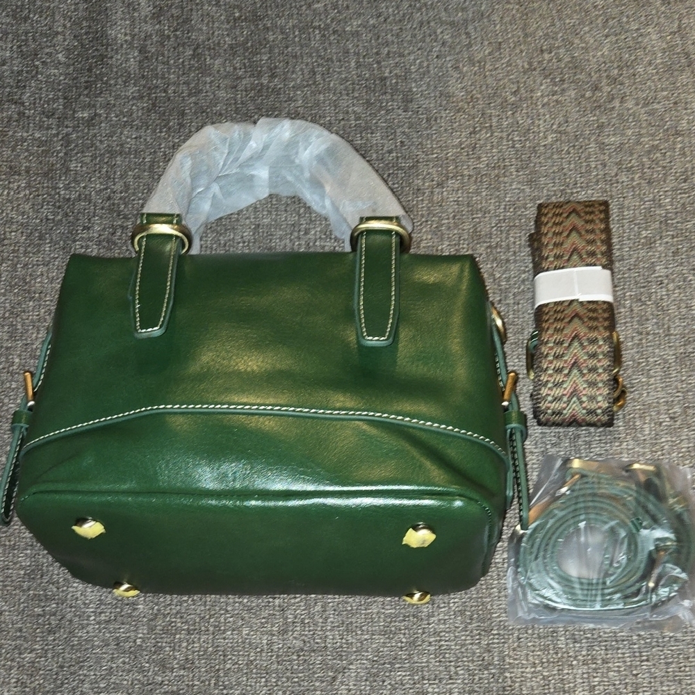 Green Leather Handbag